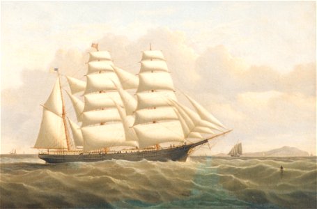 Portrait of an American Bark, by John Hughes