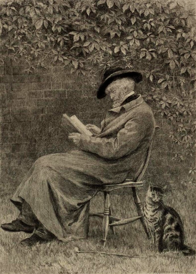 Portrait of Carlyle in his garden at Chelsea (4671347)