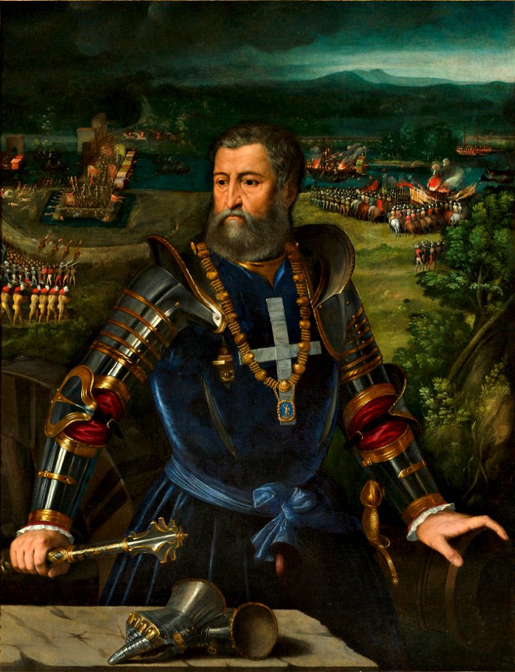 Portrait of Alfonso I d'Este, Duke of Ferrara (1476–1534), by Battista Dossi