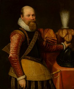 Portrait of an Officer by Jan van Ravesteyn and workshop Nationaal Militair Museum MH439