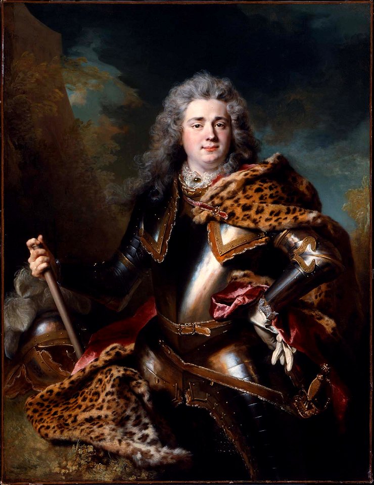 Portrait of Charles Armand de Gontaut, Duke of Biron (1714) by Nicolas de Largillière
