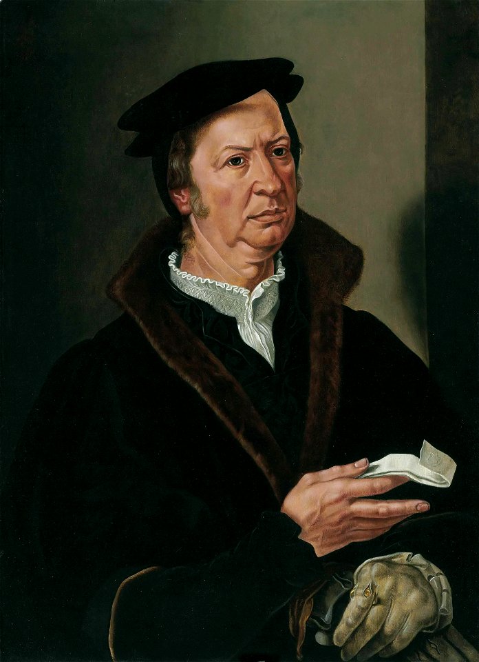 Portrait of an unknown man, by Maarten van Heemskerck
