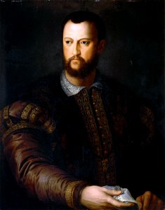 Portrait of Cosimo I de' Medici (by Alessandro Allori - School of Agnolo Bronzino) - Borghese Gallery (Galleria Borghese), Rome