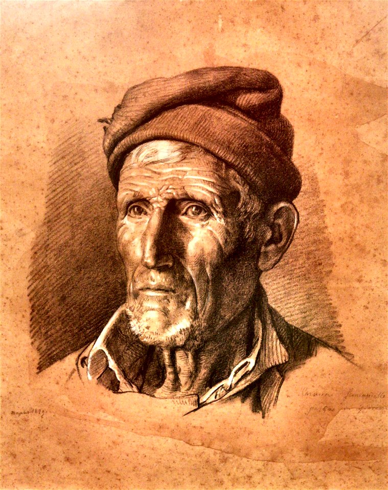 Portrait of Carmine Scognamille (1829, Naples) - Guillaume Bodinier