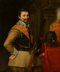 Portrait of an Officer by Jan van Ravesteyn and workshop Nationaal Militair Museum (2)