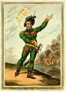 Portrait of an Irish chief; drawn from life at Wexford (BM 1851,0901.928)