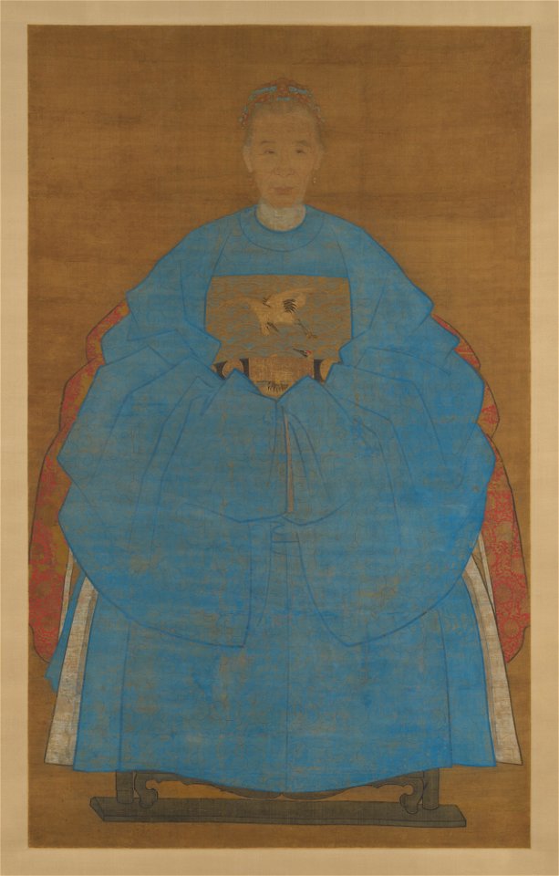 Portrait of an Old Lady by Ruan Zude (16th or early 17th century)