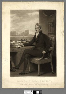 Portrait of Benjamin Hall, Esqr. M.P. for the county of Glamorgan (4670995)