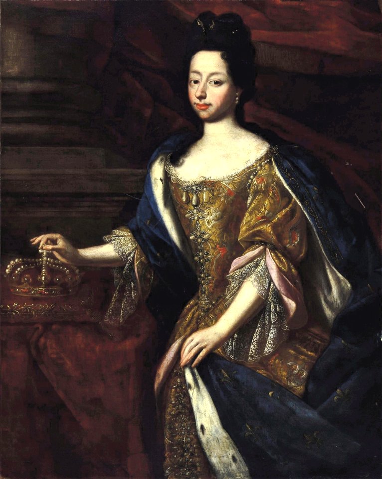 Portrait of Anne Marie d'Orléans – French School, 17th Century