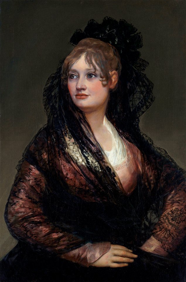 Portrait of Doña Isabel de Porcel by Francisco GoyaFXD