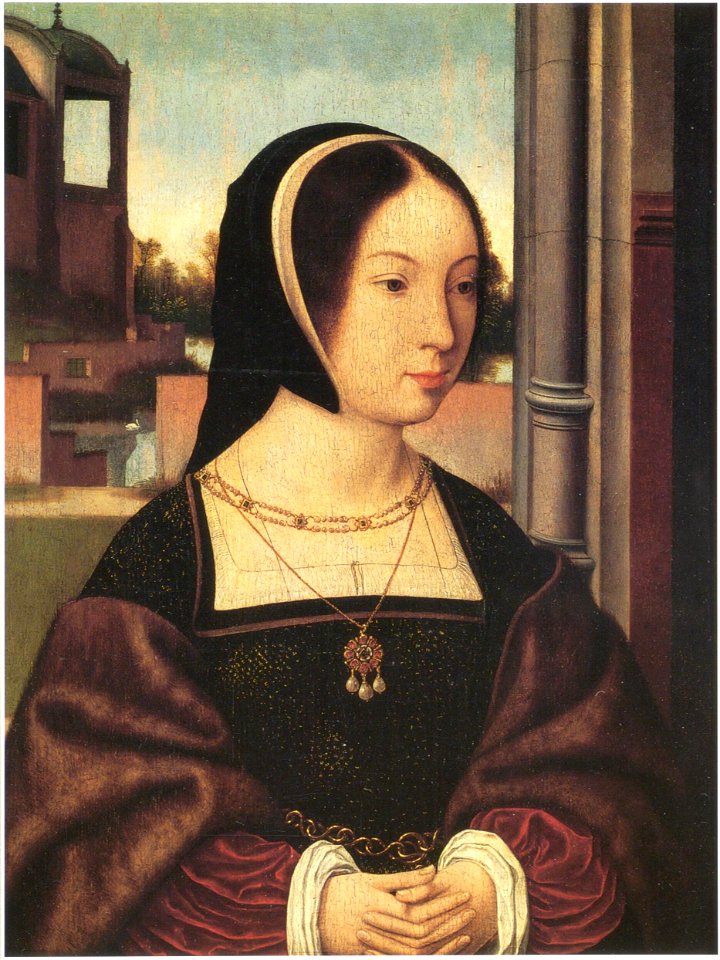 Portrait of Anne of Brittany - Mostaert