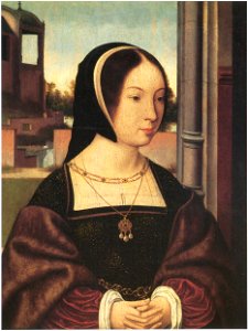 Portrait of Anne of Brittany - Mostaert