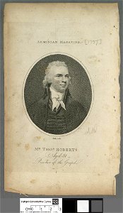 Portrait of Arminian Magazine. Mr. Thos. Roberts (4669924)