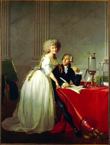 Portrait of Antoine-Laurent Lavoisier and his wife