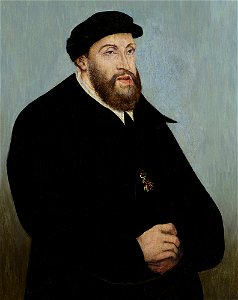Portrait of Charles V, Holy Roman Emperor (by Lucas Cranach the Elder)