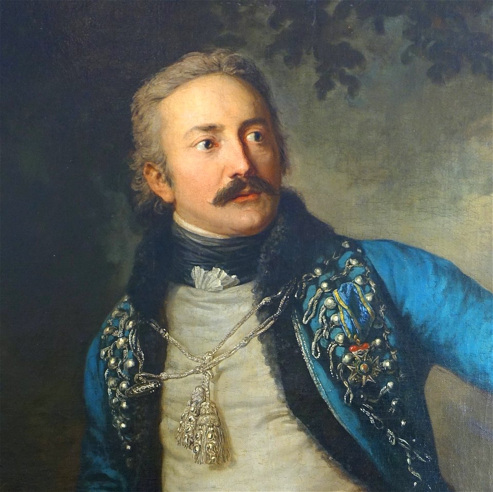 Portrait of Baron Johann Adolf von Thielmann, by Anton Graff, before 1798, oil on canvas - Germanisches Nationalmuseum - Nuremberg, Germany - DSC03435 (cropped)