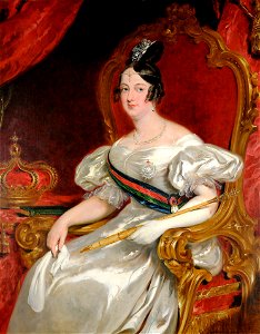 Portrait of D. Maria II , Queen of Portugual - Google Art Project