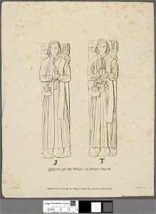Portrait of Effigies of the White's in Tenby Church (4672151)