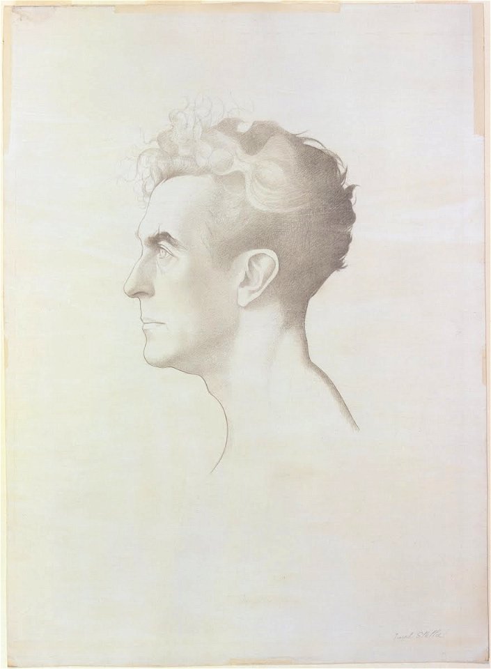 Portrait of Edgard Varèse Joseph Stella