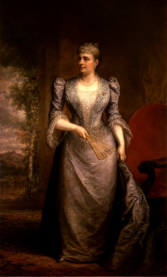 Portrait of Caroline Scott Harrison (by Daniel Huntington, 1894)