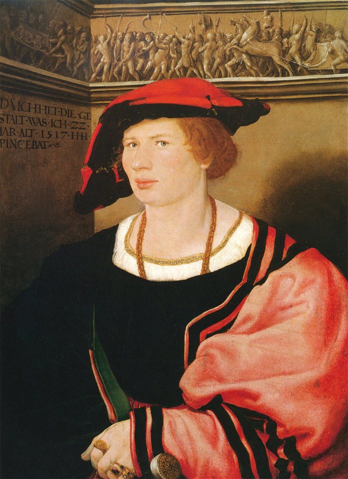 Portrait of Benedikt von Hertenstein, by Hans Holbein the Younger