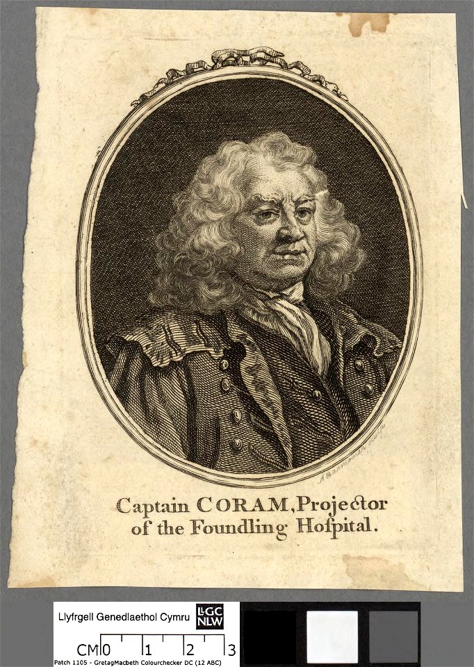 Portrait of Captain Coram, projector of the foundling hofpital (4672452)