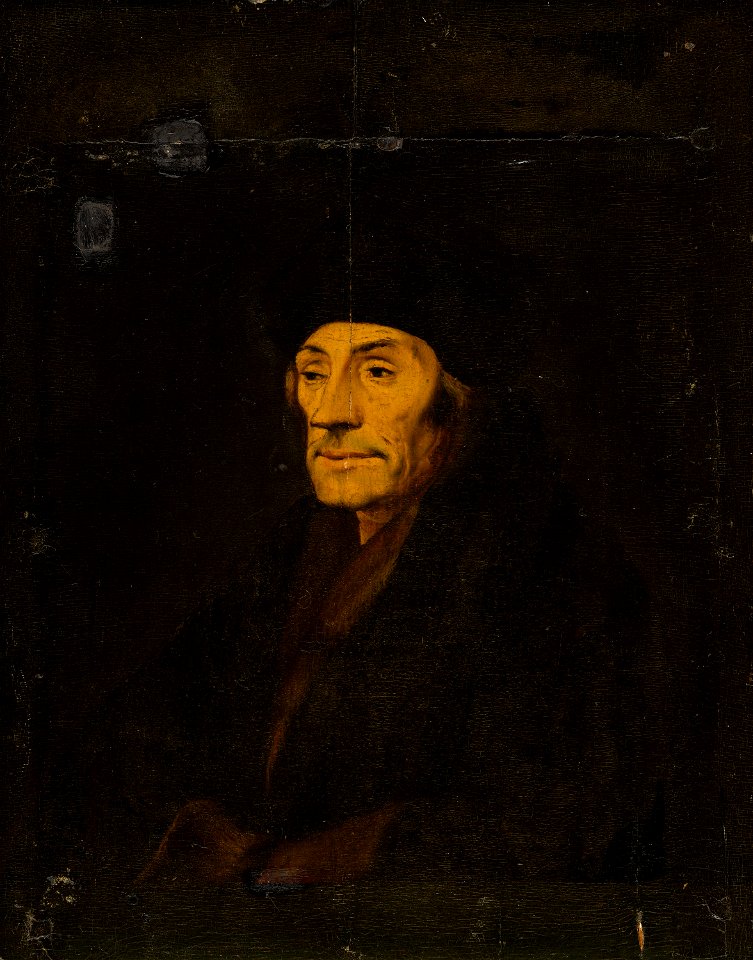 Portrait of Desiderius Erasmus after Hans Holbein (II) Mauritshuis 279