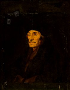 Portrait of Desiderius Erasmus after Hans Holbein (II) Mauritshuis 279