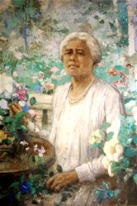 Portrait of Emma Kauikeolani Wilcox by Charles Bartlett 1929