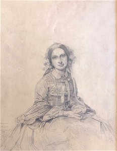 Portrait of Atala Varcollier by Henri Lehmann,1857 (2)