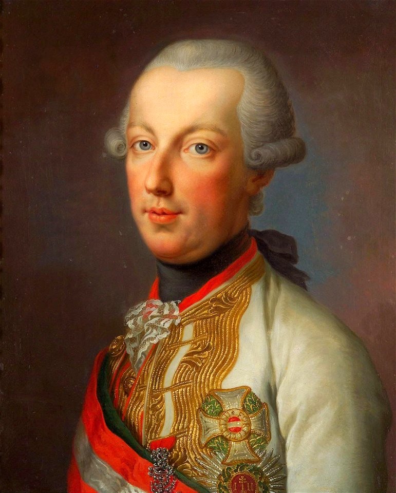 Portrait of Emperor Joseph II in military uniform - Free Stock ...