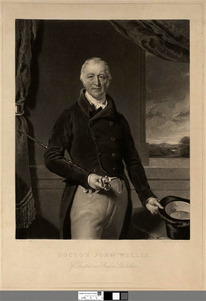 Portrait of Doctor John Willis of Greatford, near Stamford, Lincolnshire (4674649)