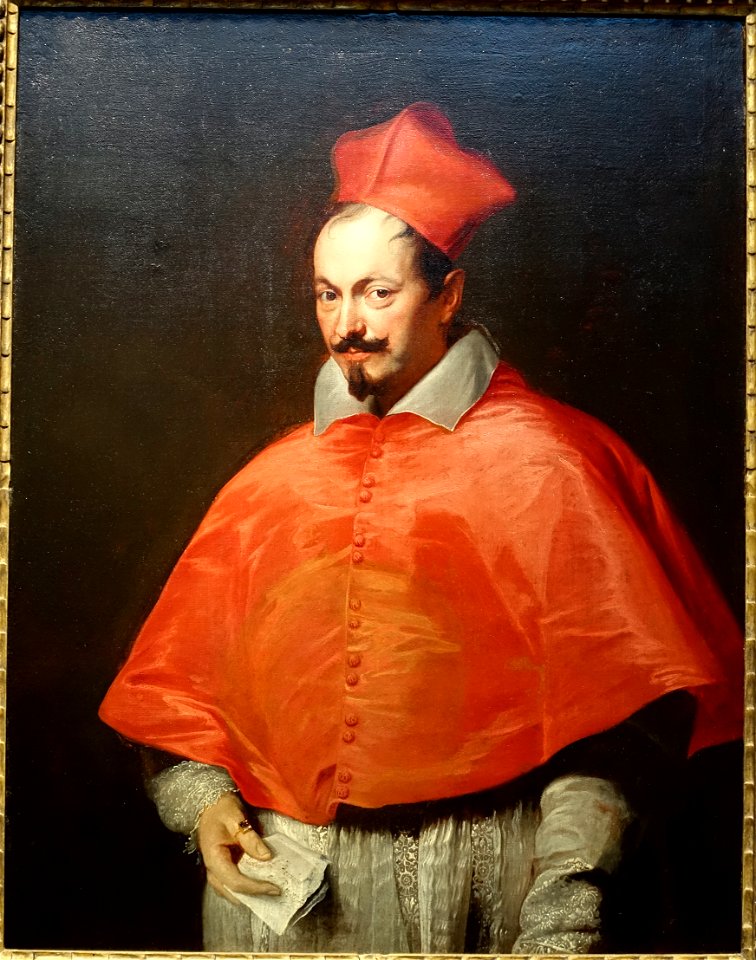 Portrait of Cardinal Domenico Rivarola, by Sir Anthony van Dyck, c. 1623-1624, oil on canvas - Portland Art Museum - Portland, Oregon - DSC09053