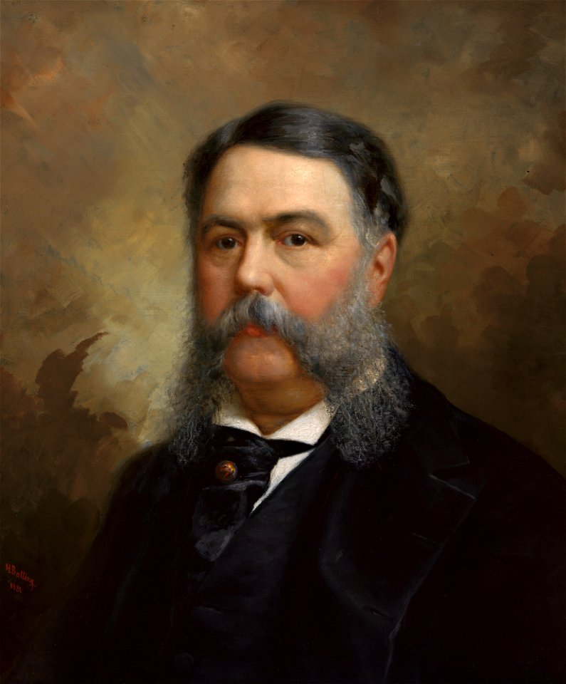 Portrait of Chester A. Arthur (by Ole Peter Hansen Balling)