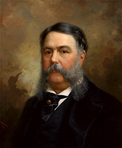 Portrait of Chester A. Arthur (by Ole Peter Hansen Balling)