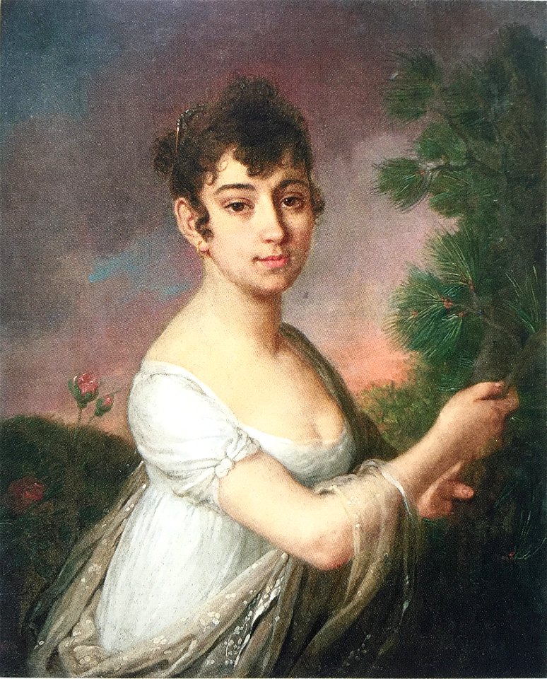 Portrait of baroness Ekaterina Nikolaevna Serdobina