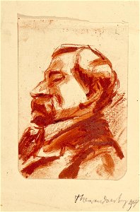 Portrait of Christian Leibbrandt, Sleeping by Theo van Doesburg Centraal Museum AB4178