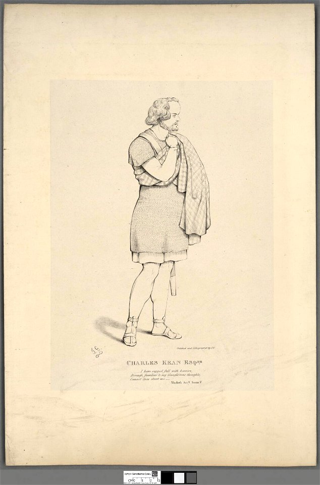 Portrait of Charles Kean Esqre (4674497)