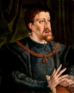 Portrait of Charles V, Holy Roman Emperor (1500–1558), attributed to Jan Cornelisz. Vermeyen