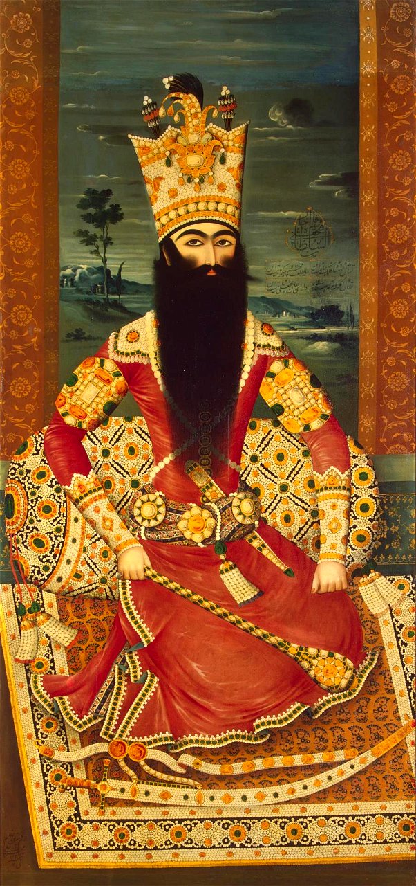 Portrait of Fath Ali Shah Seated