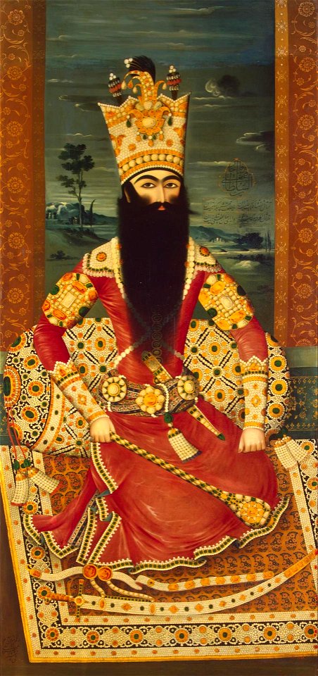 Portrait of Fath Ali Shah Seated