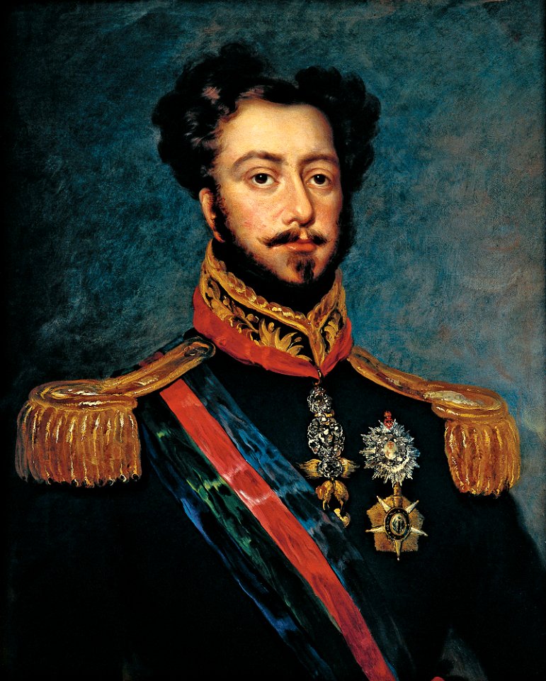 Portrait of Dom Pedro, Duke of Bragança after John Simpson 1834
