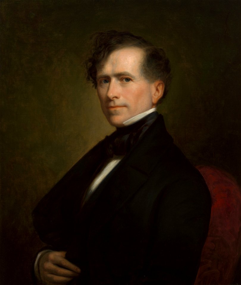 Portrait of Franklin Pierce (by George Peter Alexander Healy, 1853)
