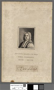 Portrait of Eduardus Luidius A.M. S.R.S (4674186)