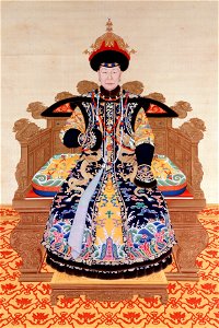 Portrait of Empress Dowager Chongqing at Age Eighty