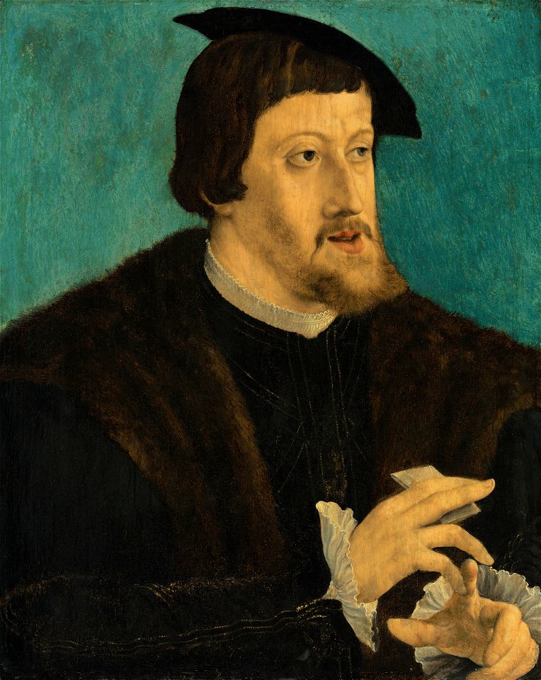 Portrait of Charles V, Holy Roman Emperor (1500–1558), by Workshop of Jan Cornelisz. Vermeyen