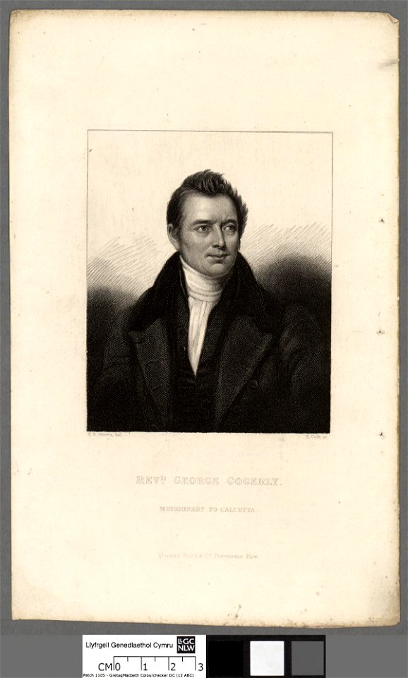 Portrait of George Gogerly, missionary to Calcutta (4672882)