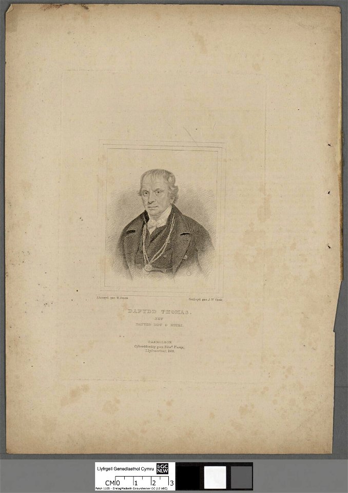 Portrait of Dafydd Thomas, neu Dafydd Ddu o Eryri (4672307)