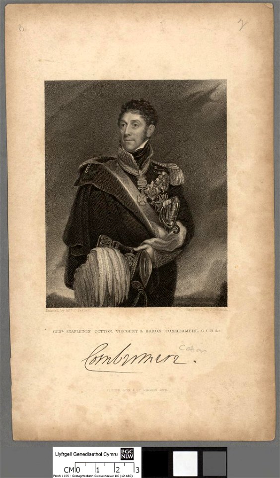 Portrait of Genl. Stapleton Cotton Viscount & Baron Combermere G.C.B. (4672454)