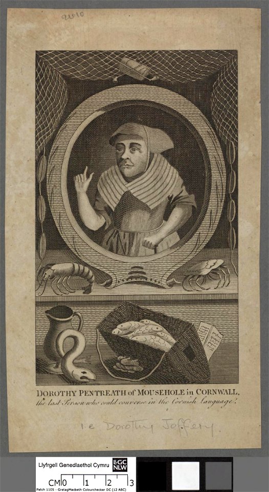 Portrait of Dorothy Pentreath of Mousehole in Cornwall (4673319)